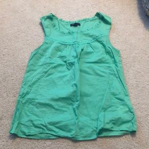 Mint green tank top